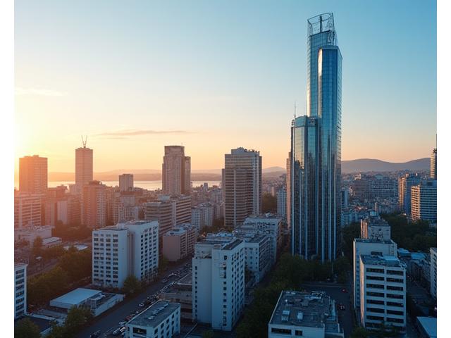Bilde av Oslo sentrum skyline med moderne arkitektur, som representerer Vinkel Veven's vekst.